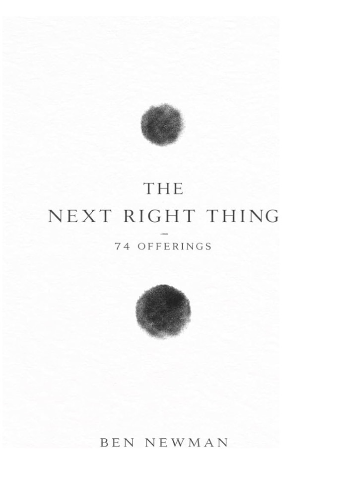 The Next Right Thing: 74 Offerings book cover